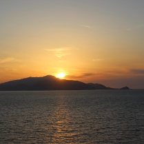 sunset from naples